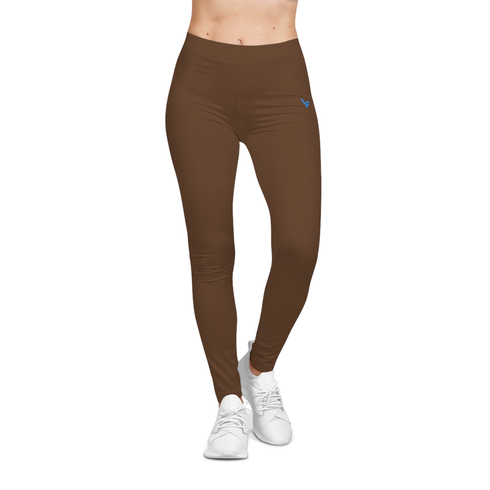 Brown Women's Casual Leggings – Minimal Everyday Activewear